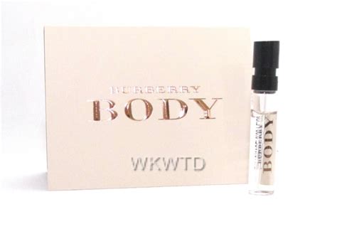 body edp by burberry|free burberry body perfume samples.